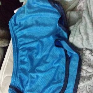 Blue athletic shorts size medium